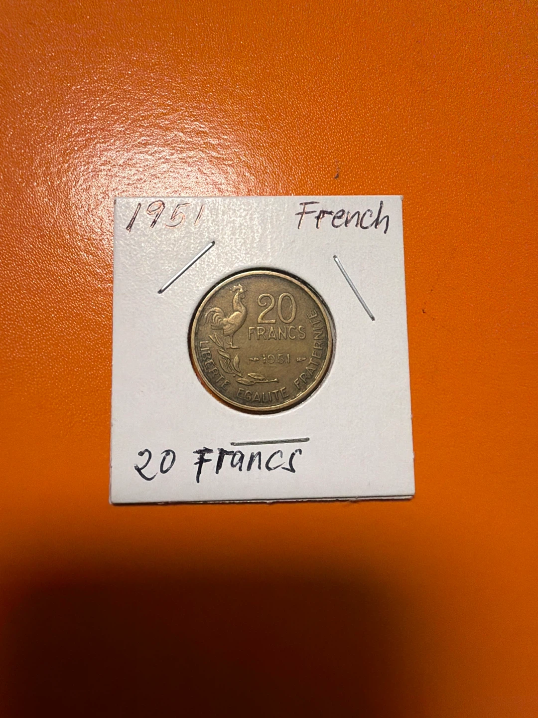 1951 France 20 Francs Coin - photo 2