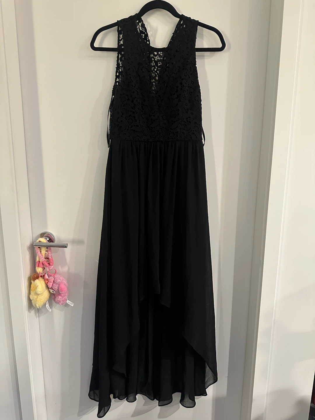 Black Lace Maxi Dress