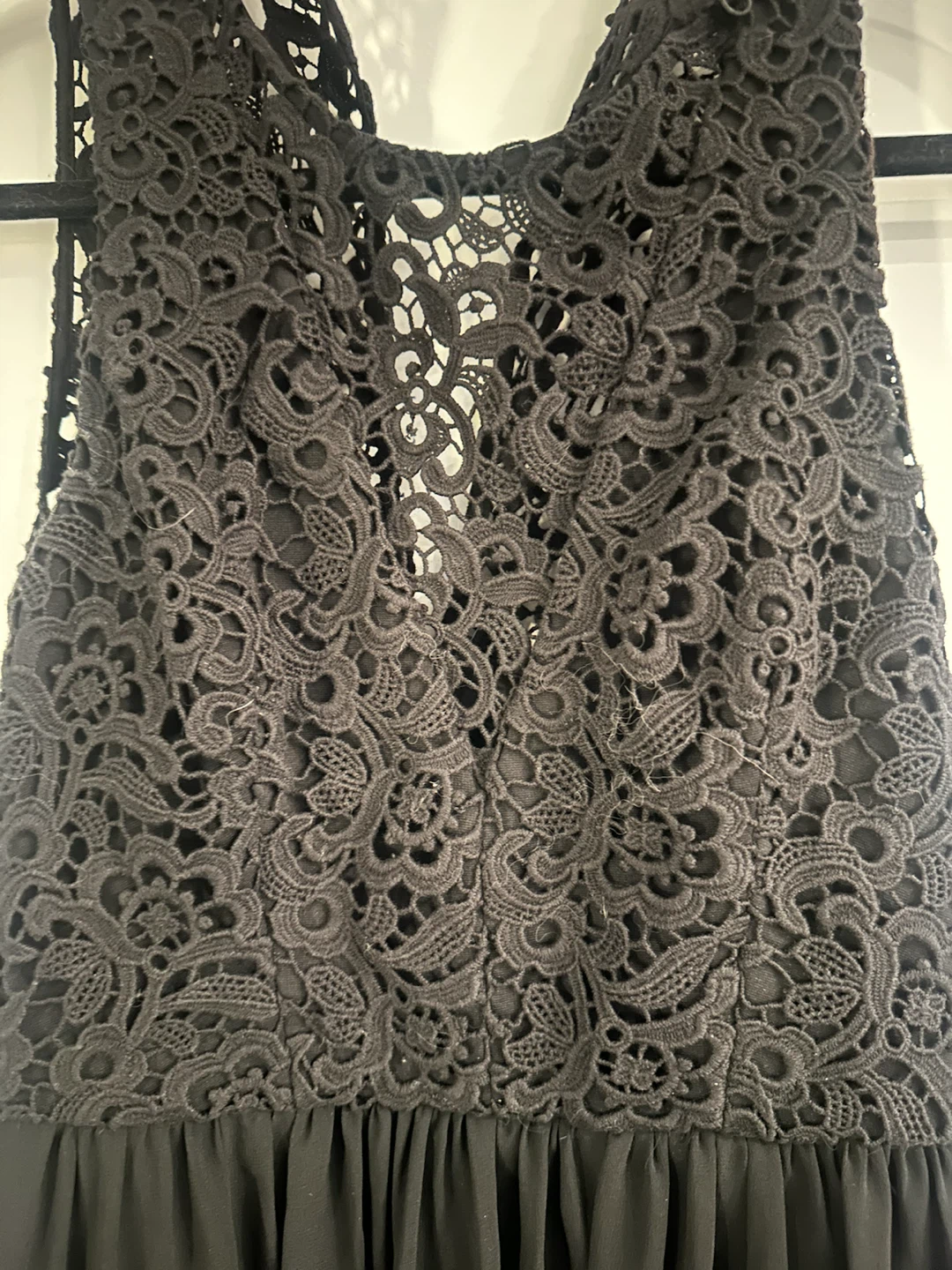 Black Lace Maxi Dress - photo 3
