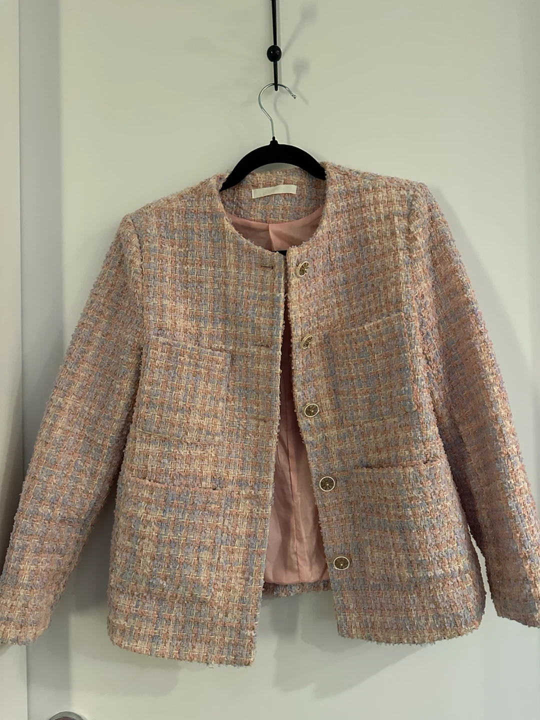 Pastel Tweed Blazer