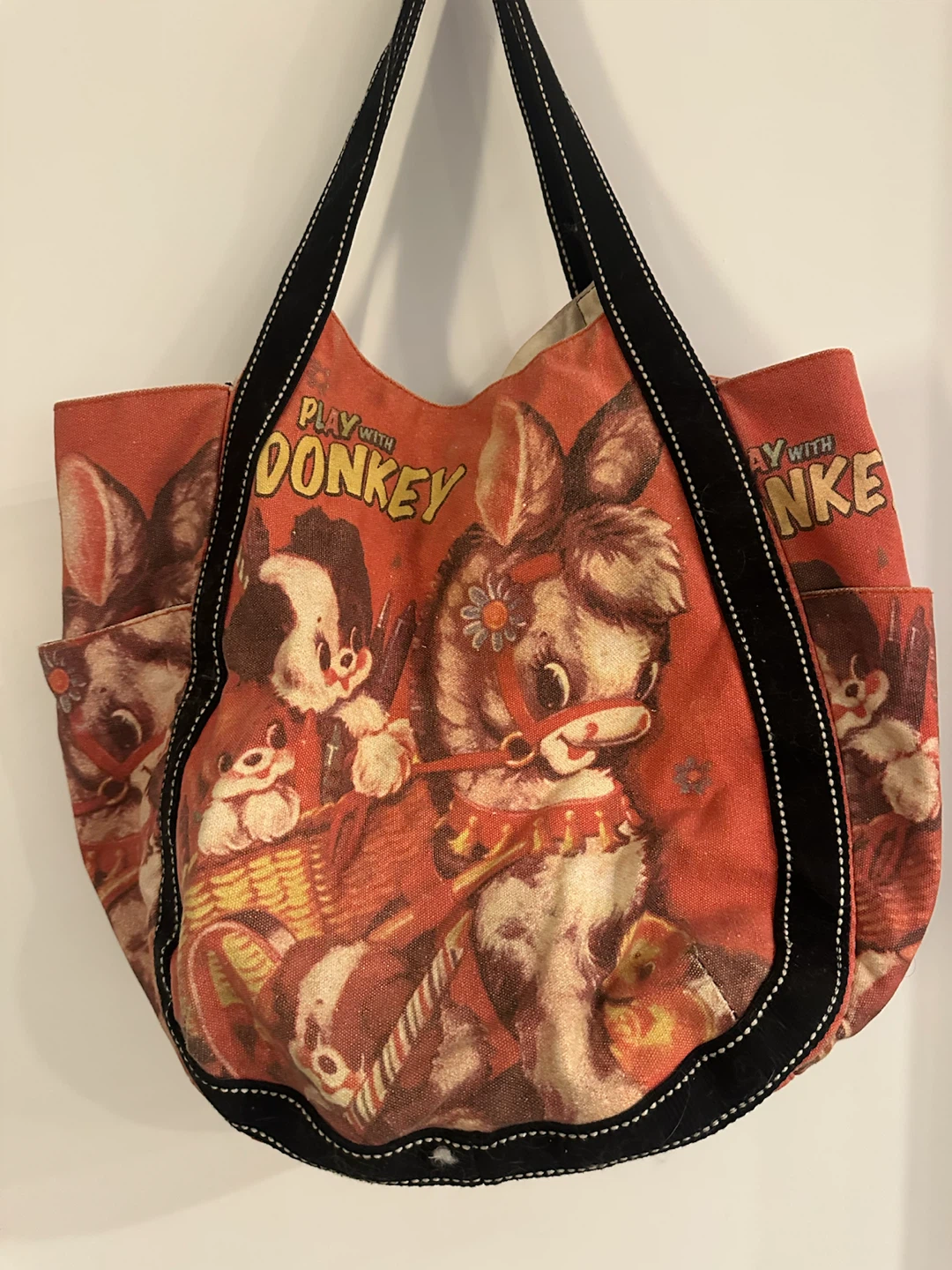 Play With Donkey Tote Bag