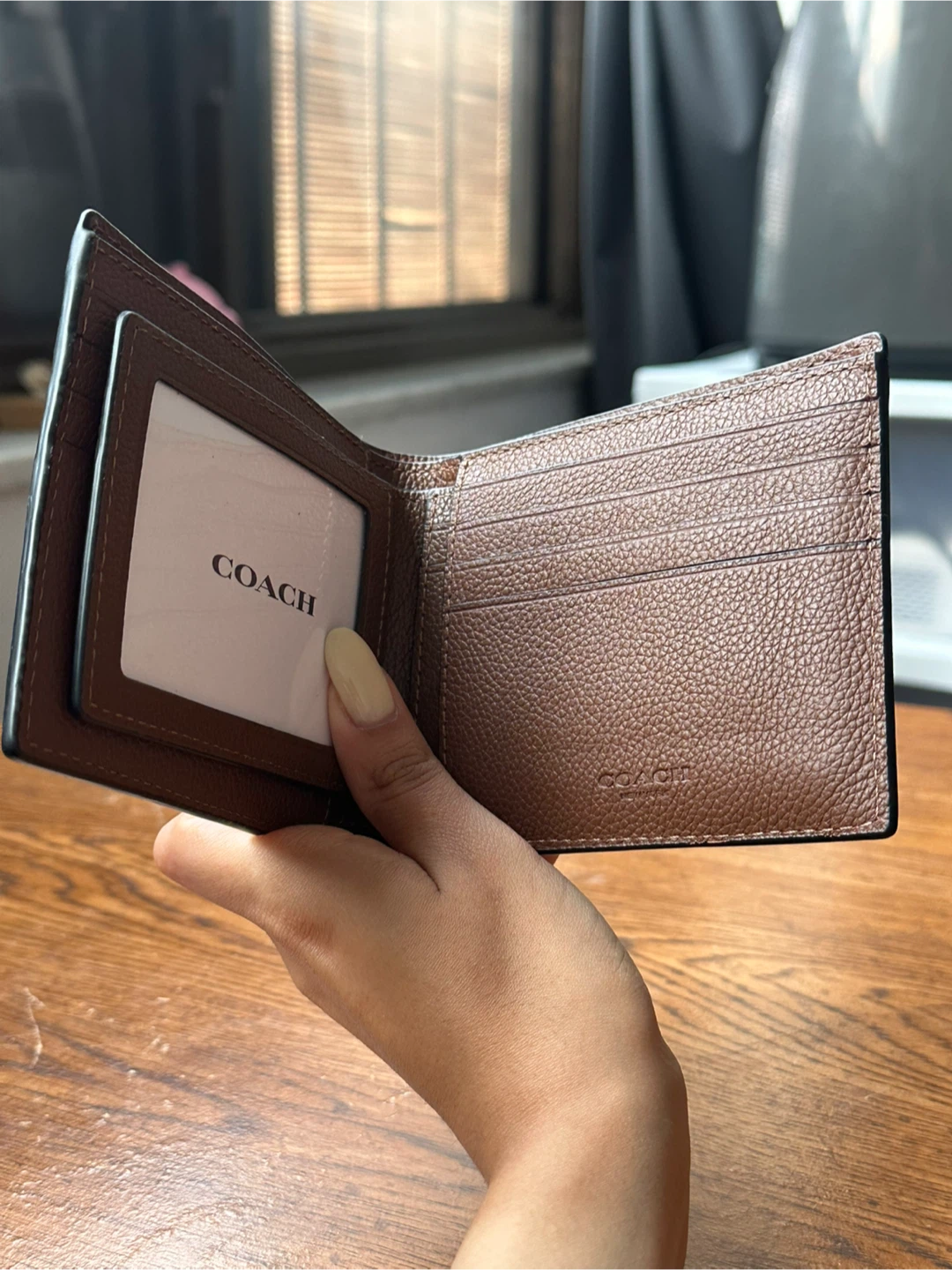 COACH Bifold Wallet - Brown Leather - photo 3