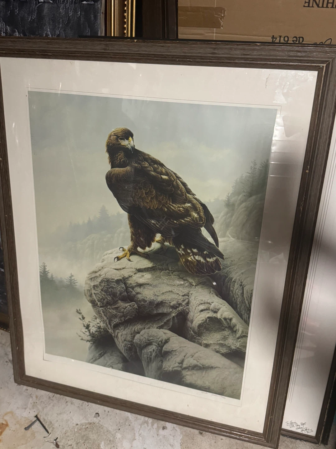 Michael Dumas "Golden Eagle" Limited Edition Print 114/750