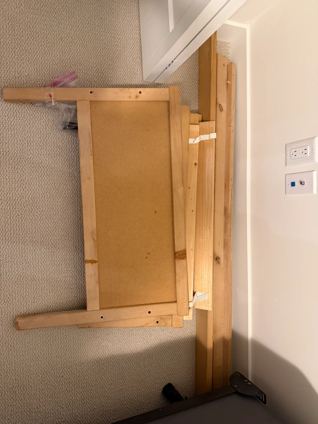 IKEA SNIGLAR Bed Frame with Slatted Bed Base - Beech 70x160 cm - photo 3