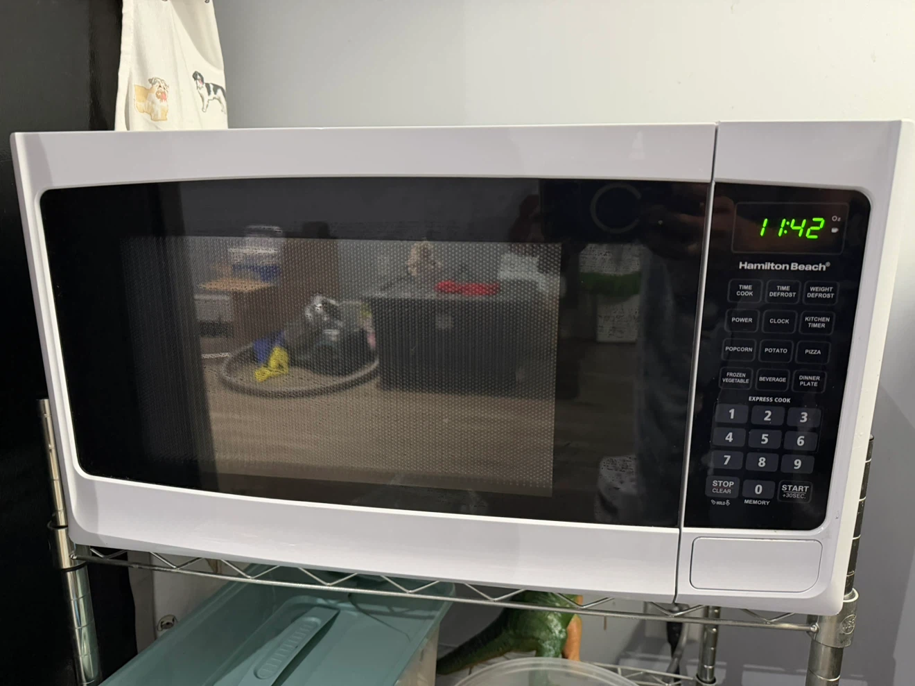 Hamilton Beach White Microwave