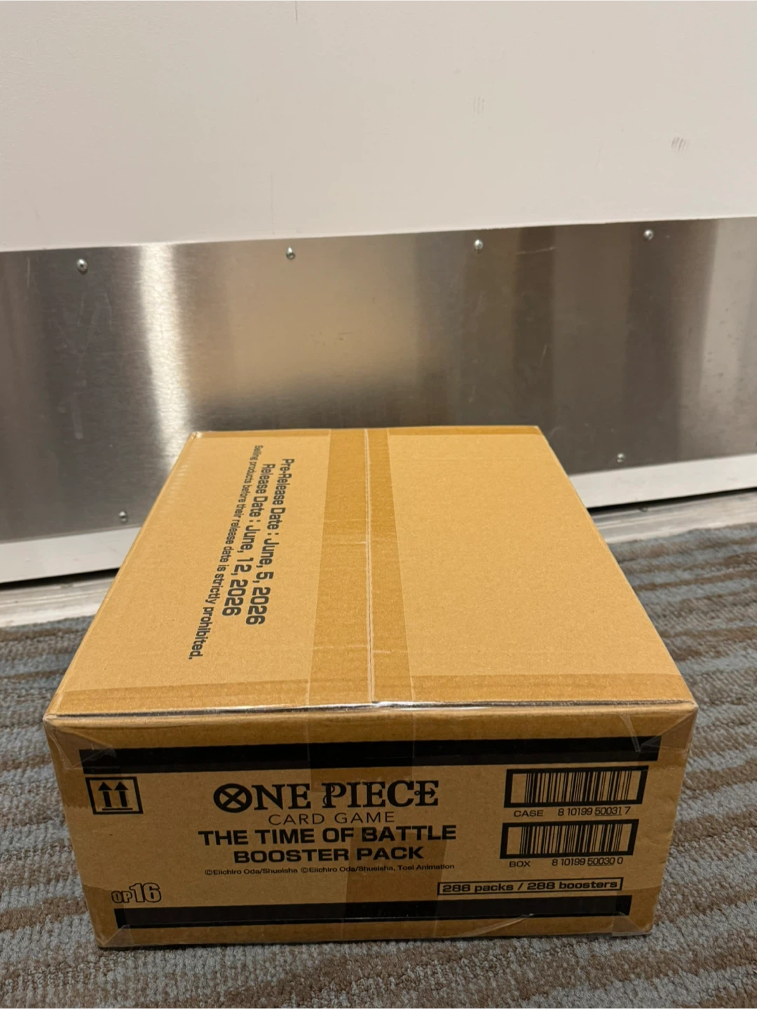 One piece 16 booster box case