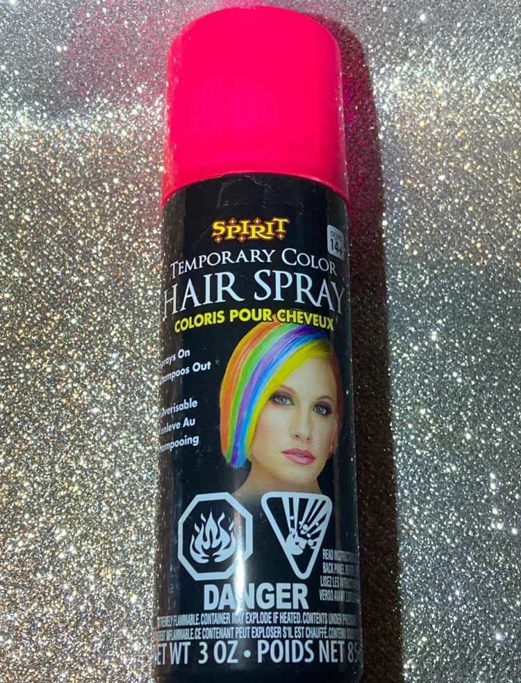Spirit Pink Color Temporary Color Hair Spray