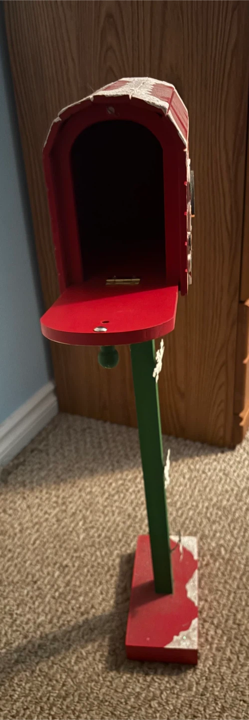 Christmas Mailbox Decoration with Snowman - photo 3