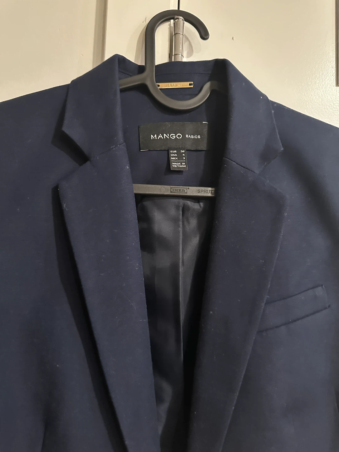 Mango Basics Navy Blazer - photo 3