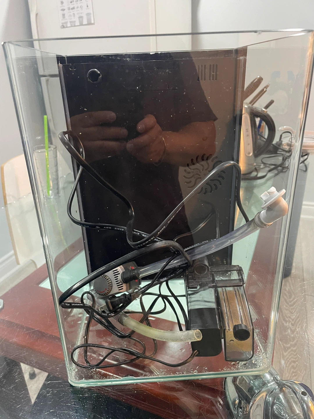 Glass Aquarium with Filter