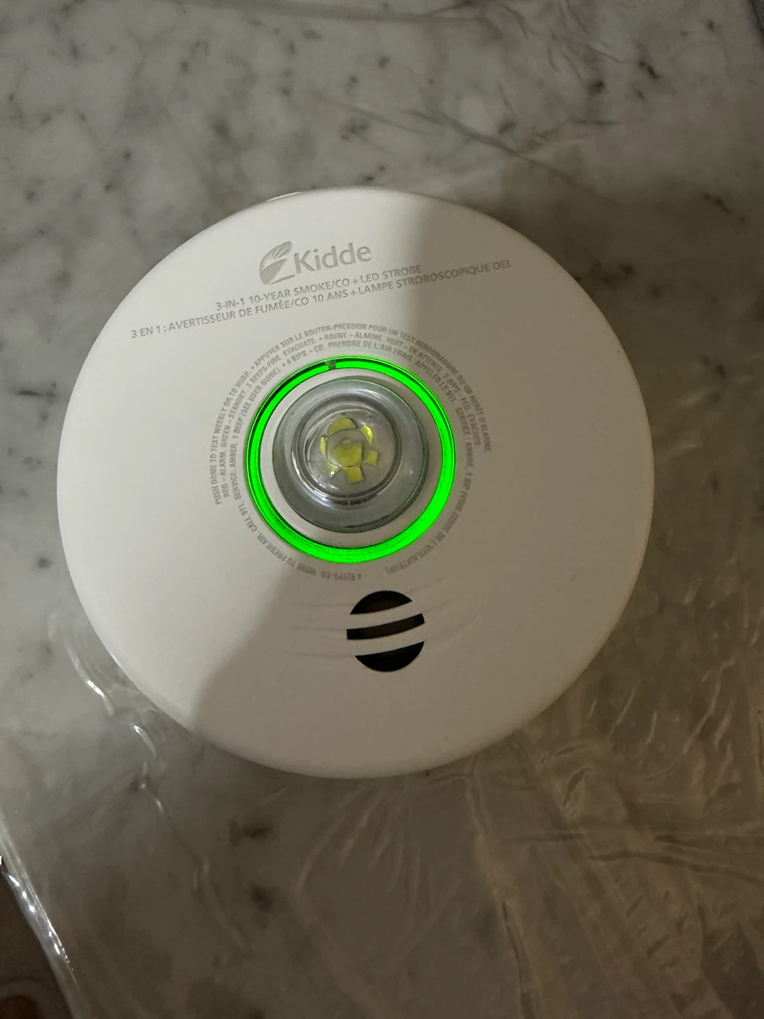 Kidde 3-in-1 Smoke/CO/LED Strobe Alarm