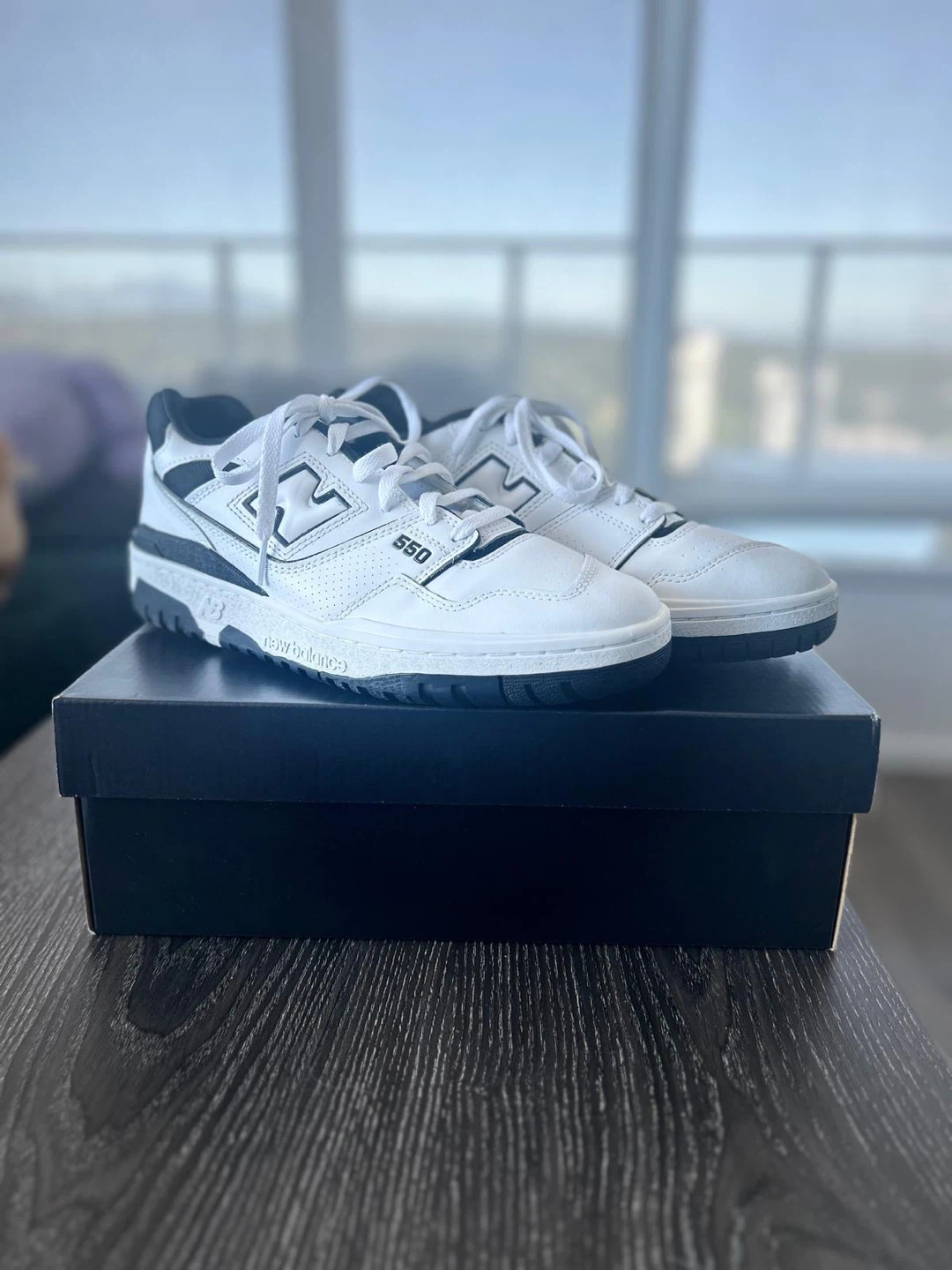 New Balance 550 "White Black" Sneakers
