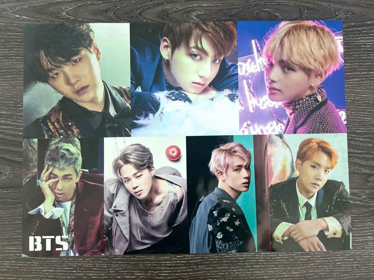 BTS Group Photo Postcards