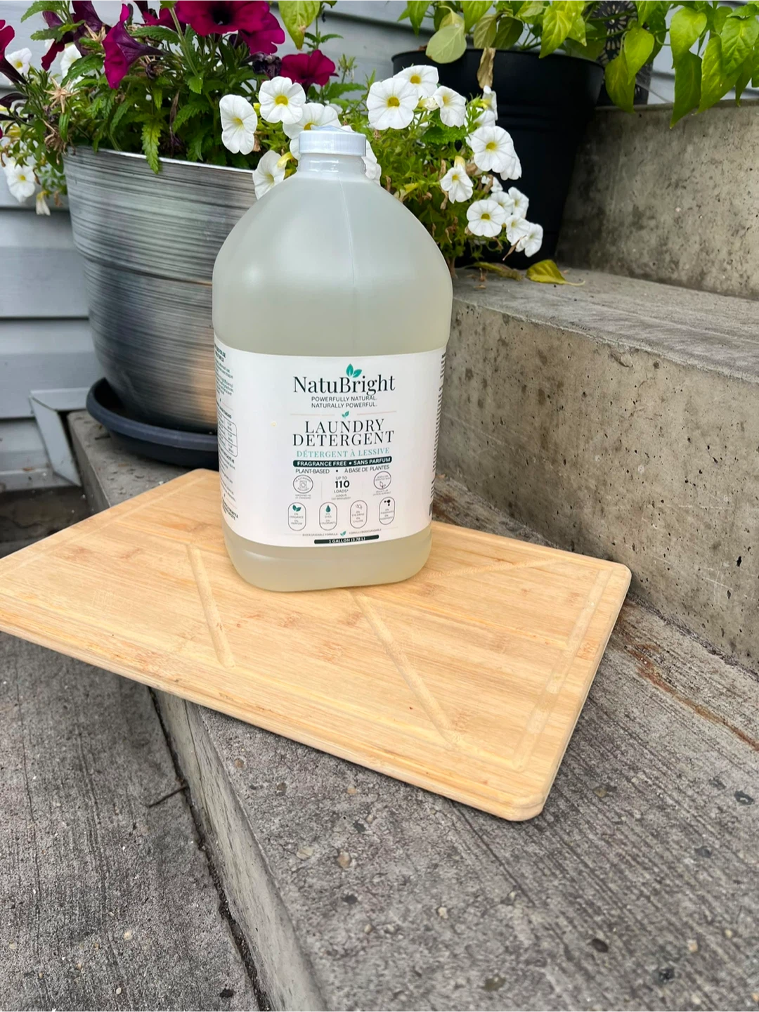NatuBright Laundry Detergent Fragrance Free 110 Loads - photo 2