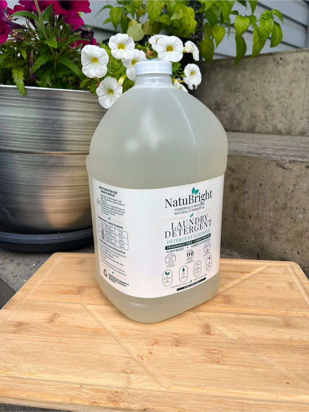 NatuBright Laundry Detergent Fragrance Free 110 Loads - photo 3