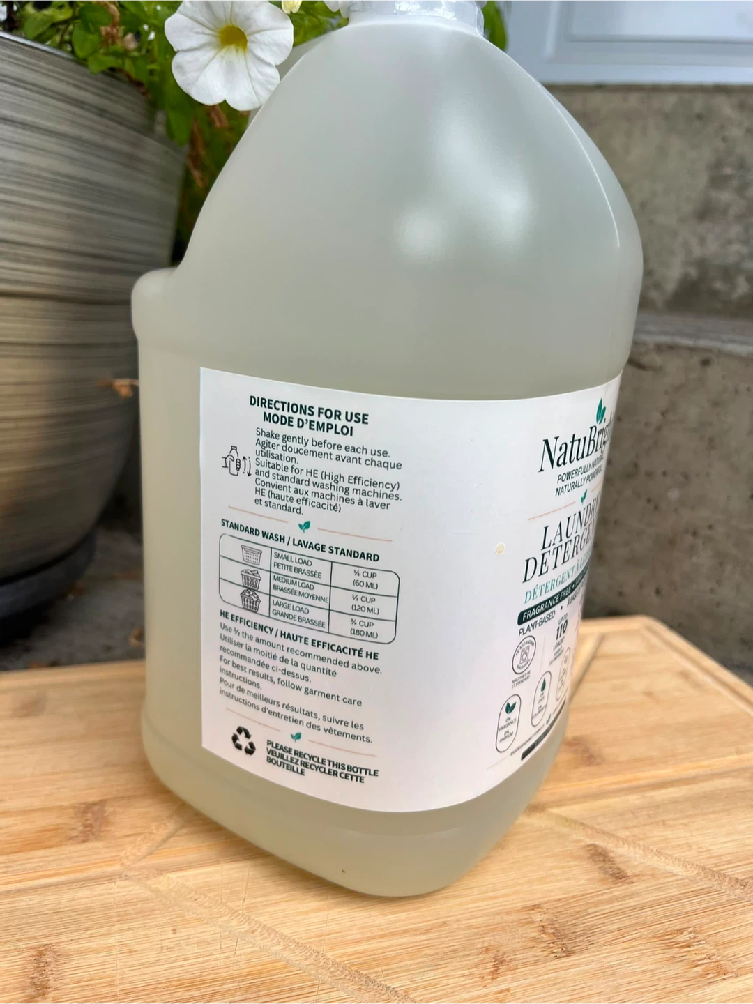 NatuBright Laundry Detergent Fragrance Free 110 Loads - photo 4