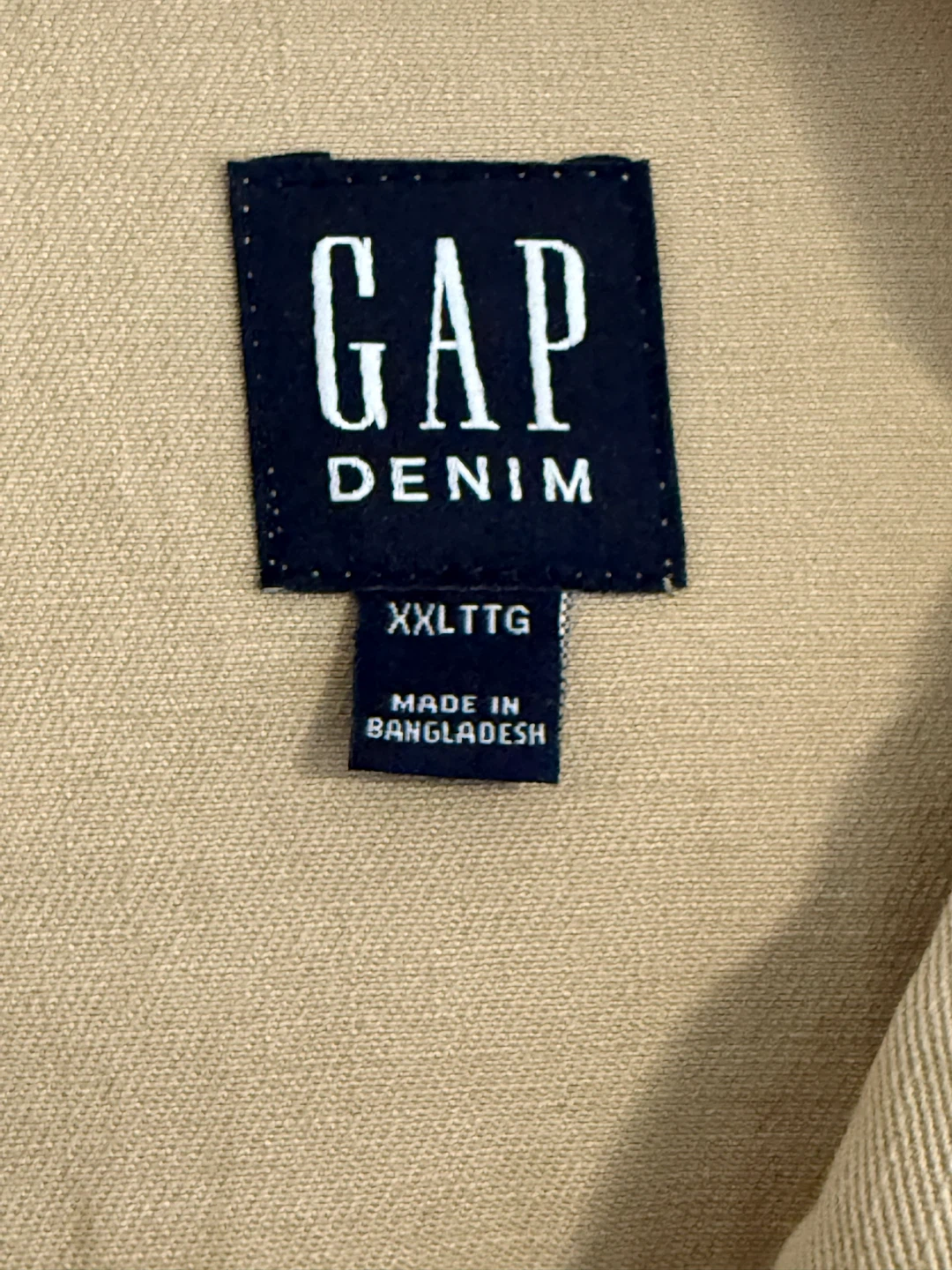 GAP Denim Jacket - Tan - XXL - photo 2