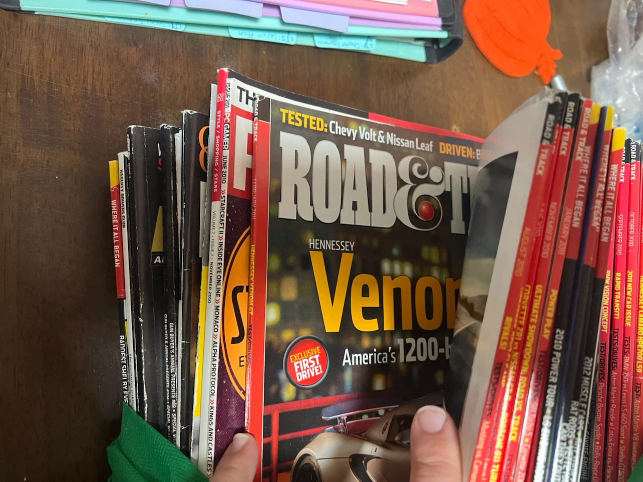 Collection of Hot Rod, Road & Track, and Outdoor Magazines - photo 3