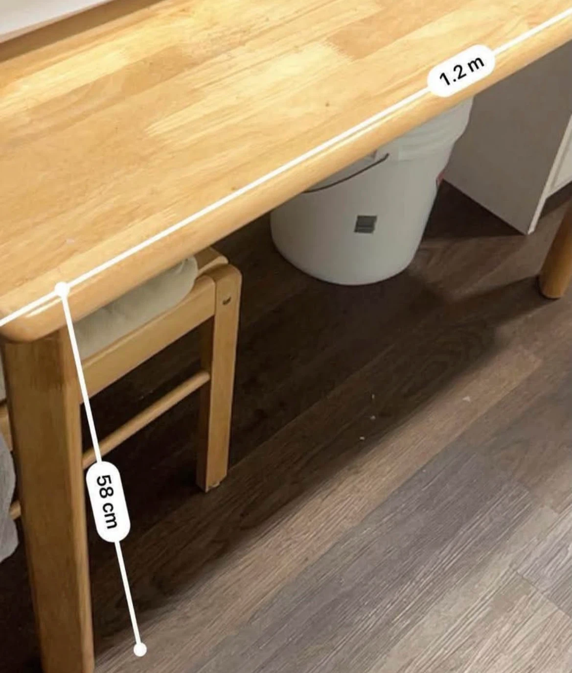 Wooden Dining Table and Chairs Set - photo 5