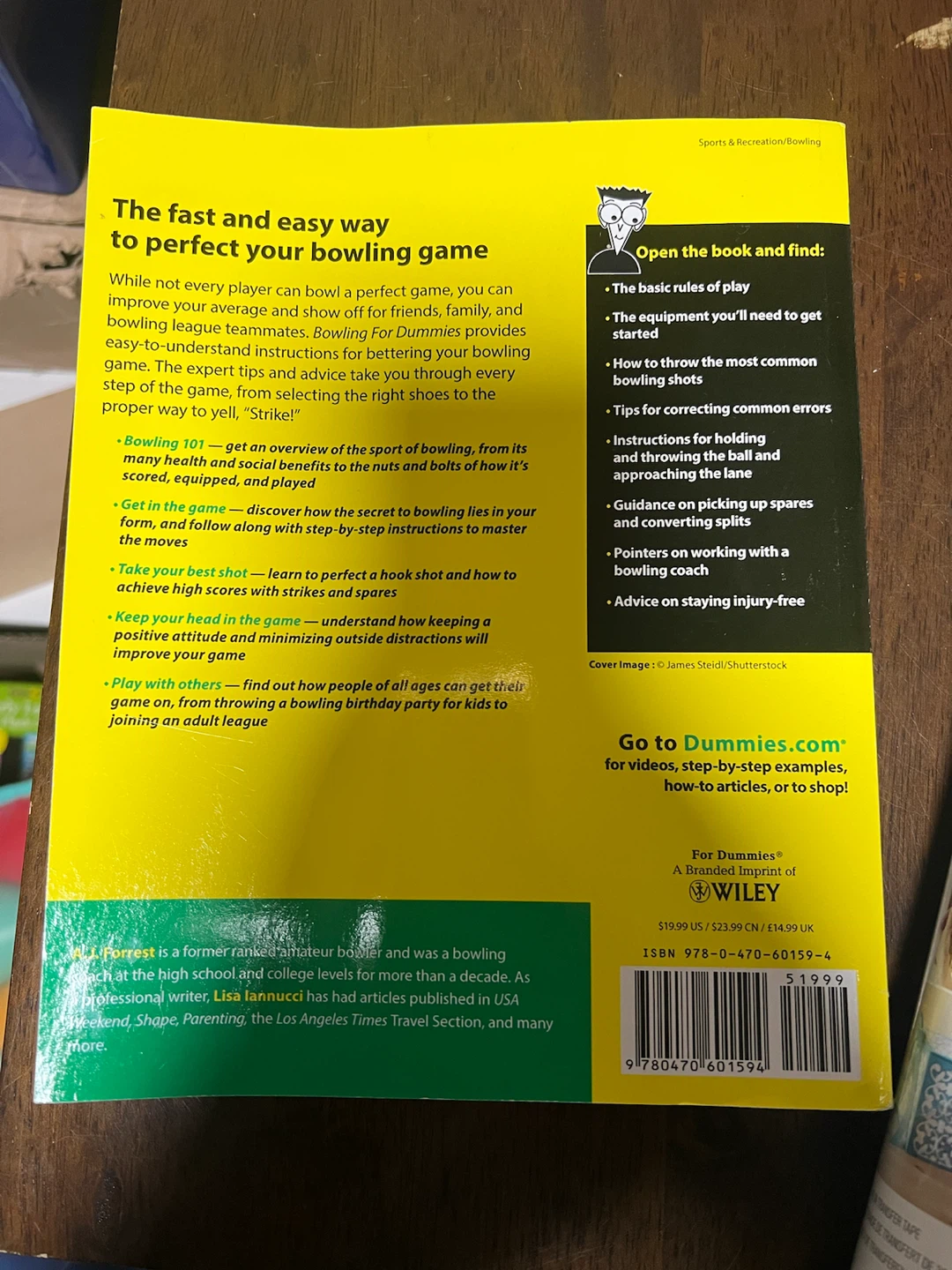 Bowling for Dummies Book - photo 2