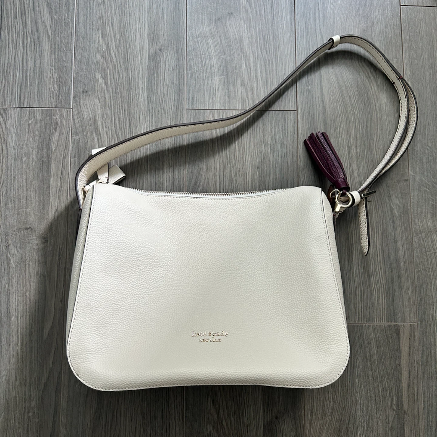 Kate Spade Anyday White Leather Shoulder Bag