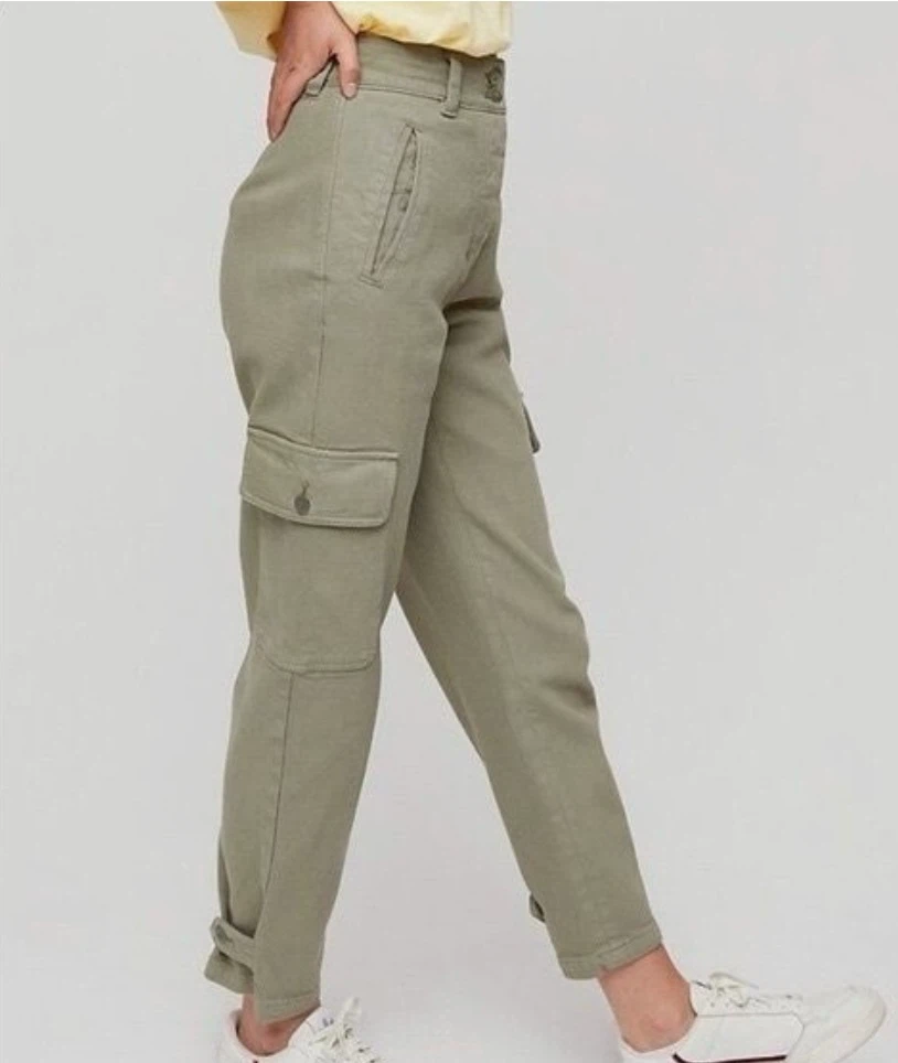 Wilfred Free Modern Cargo Pants Size 2 - Olive Green