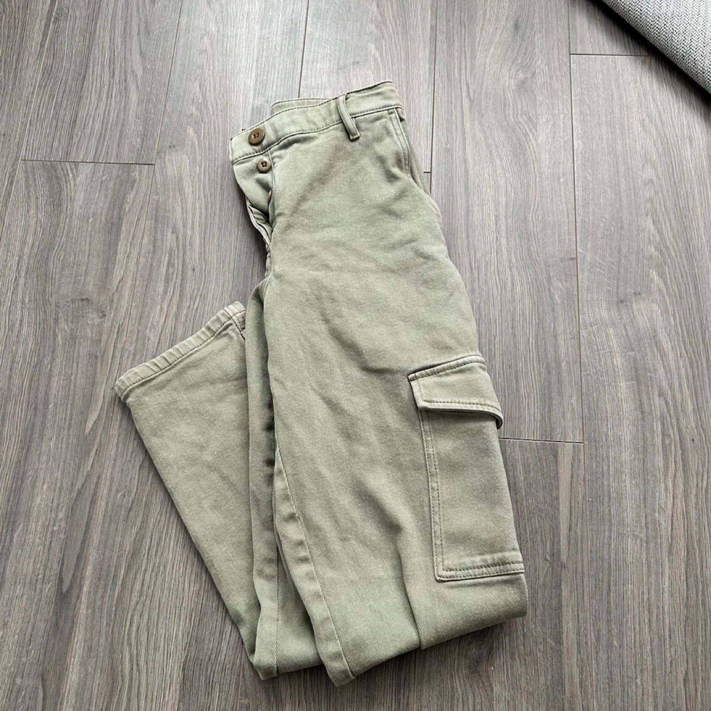 Wilfred Free Modern Cargo Pants Size 2 - Olive Green - photo 2