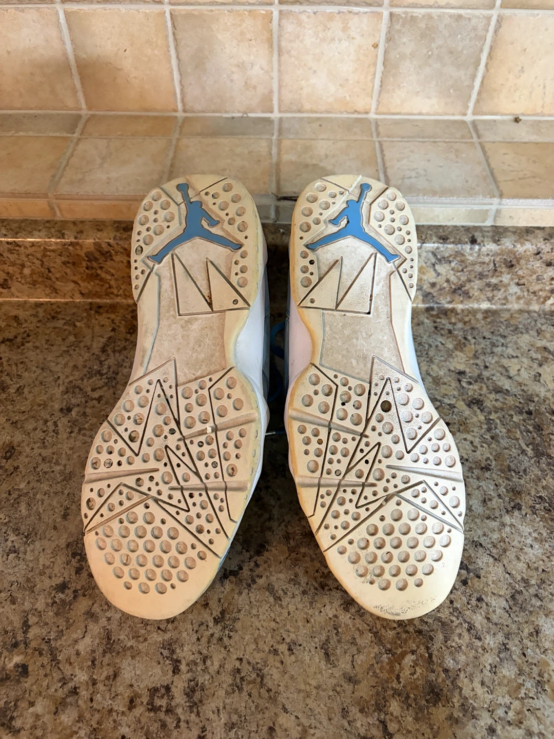 Air Jordan 7 Retro (BG) "University Blue" Sneakers - photo 5