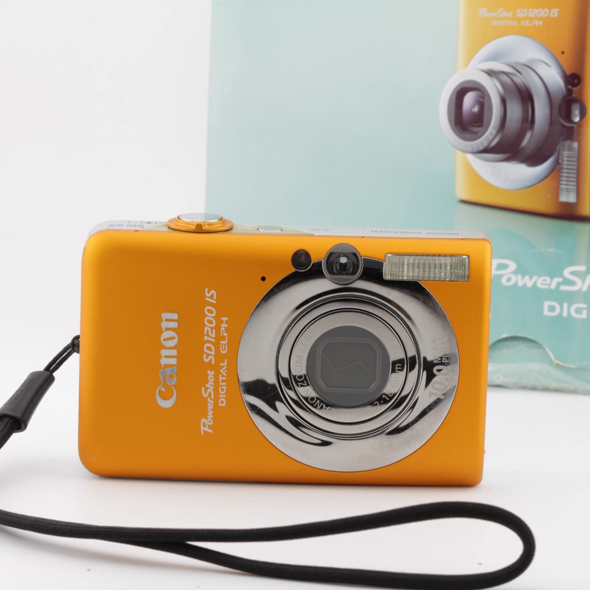 Canon PowerShot SD1200 IS Digital Camera - Orange