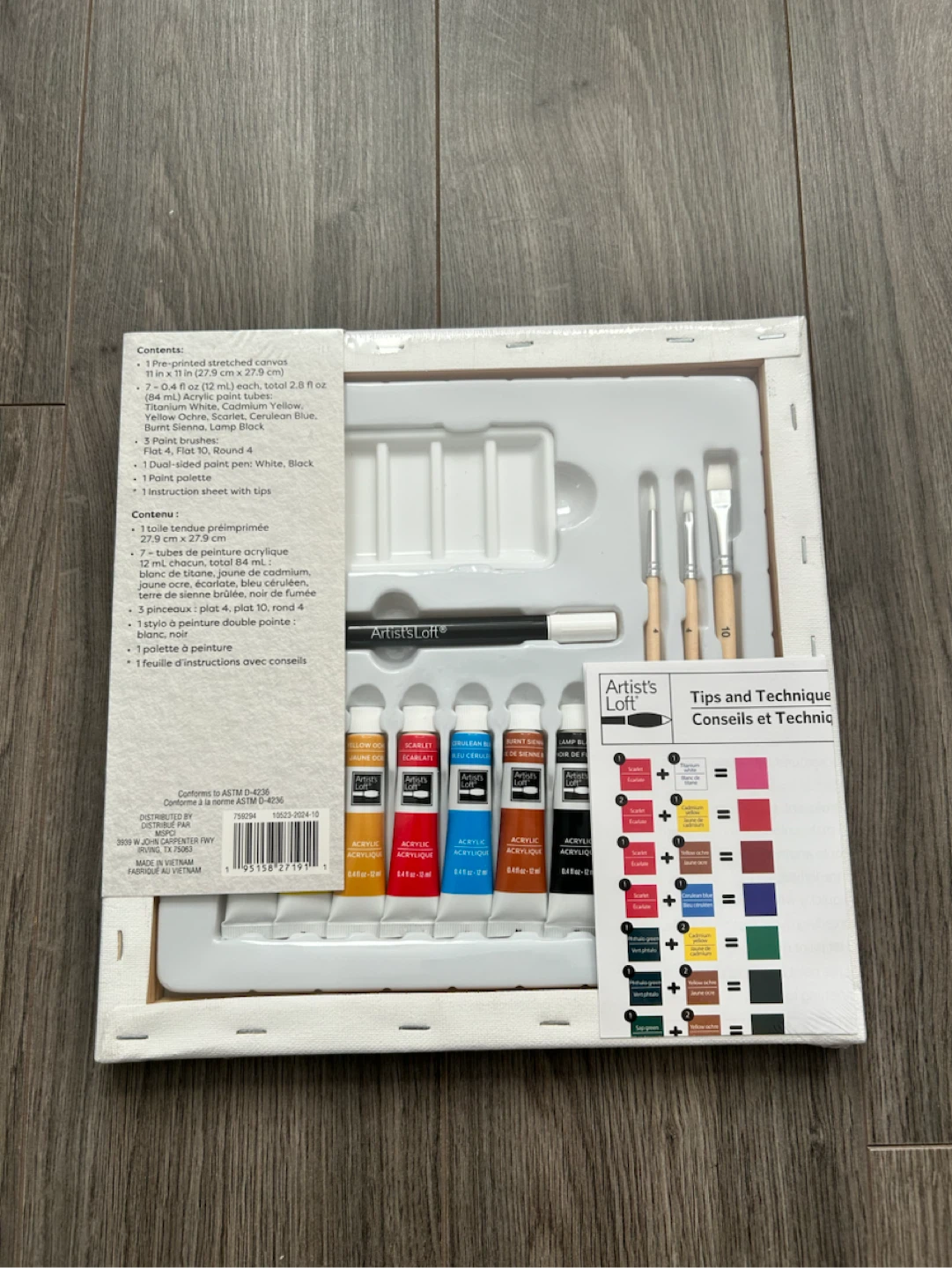 Artist's Loft 11x11 Inch Acrylic Paint Kit - photo 2