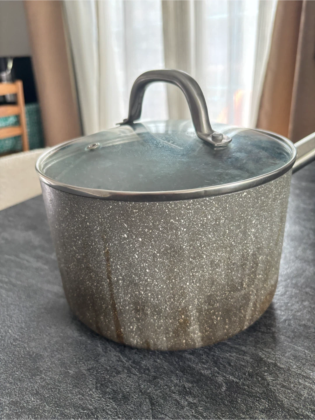 8” Non-stick Saucepan with Glass Lid - photo 2