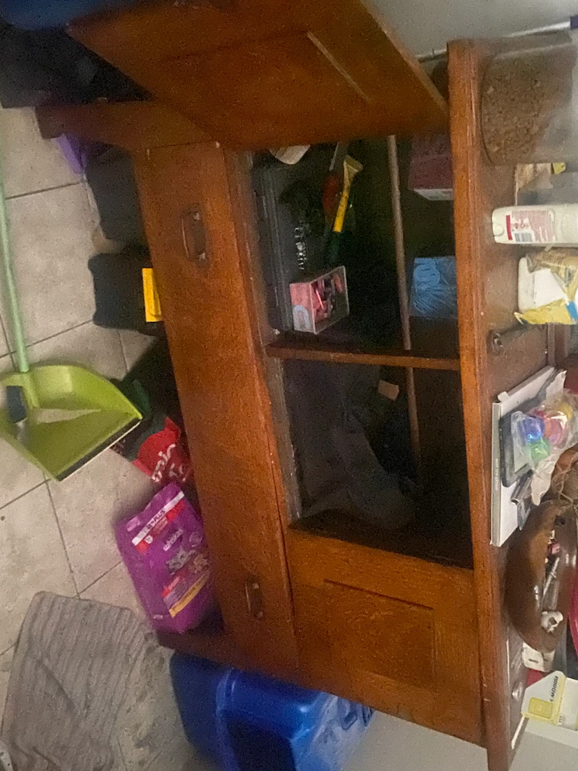 Antique Oak Filing Cabinet - photo 2