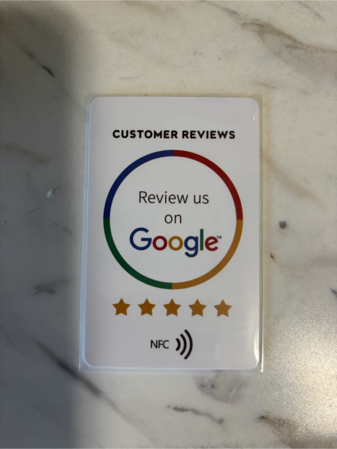 Google review cards