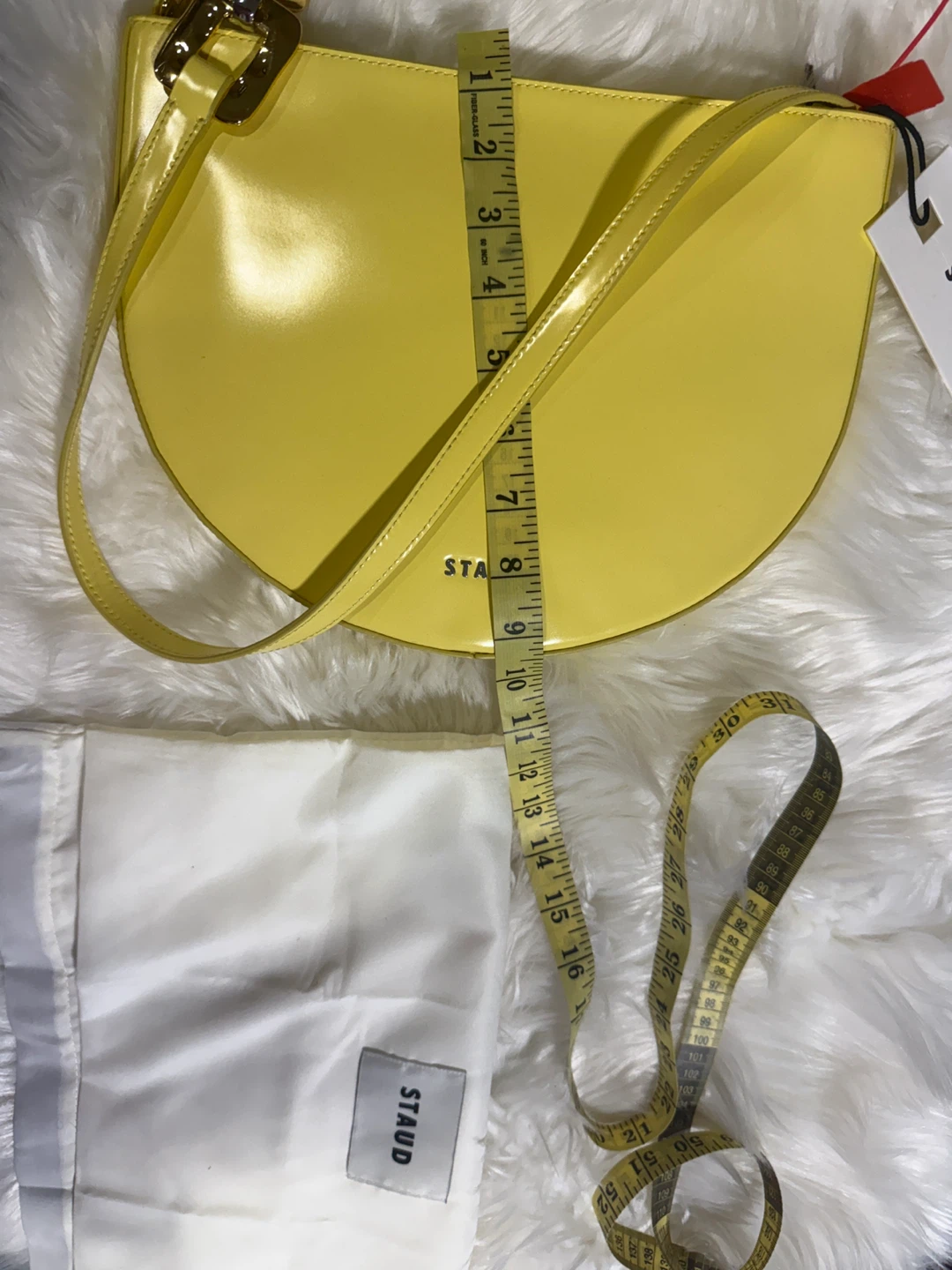 Staud Mini Moon Bag - Yellow - photo 2