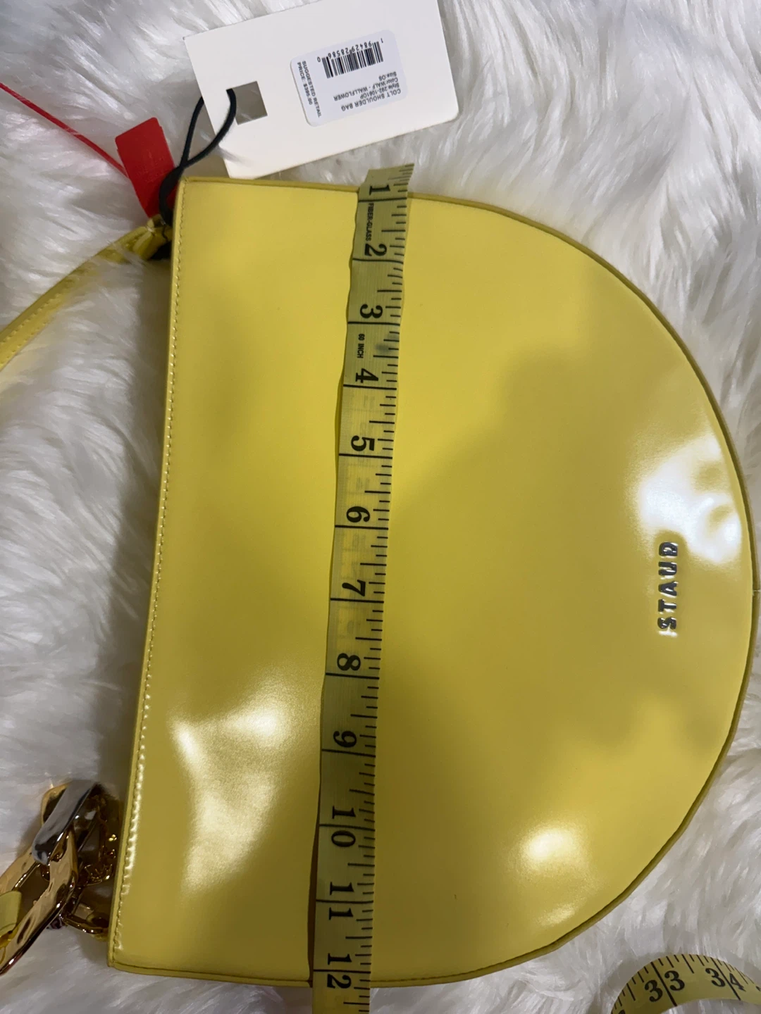 Staud Mini Moon Bag - Yellow - photo 3