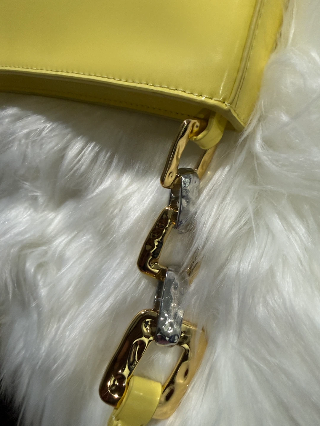 Staud Mini Moon Bag - Yellow - photo 4