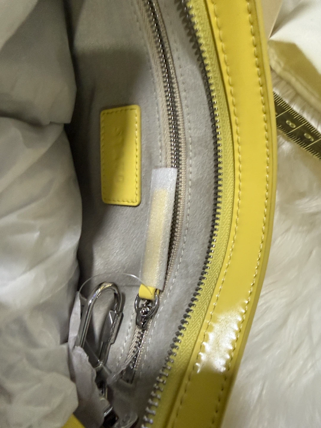 Staud Mini Moon Bag - Yellow - photo 5