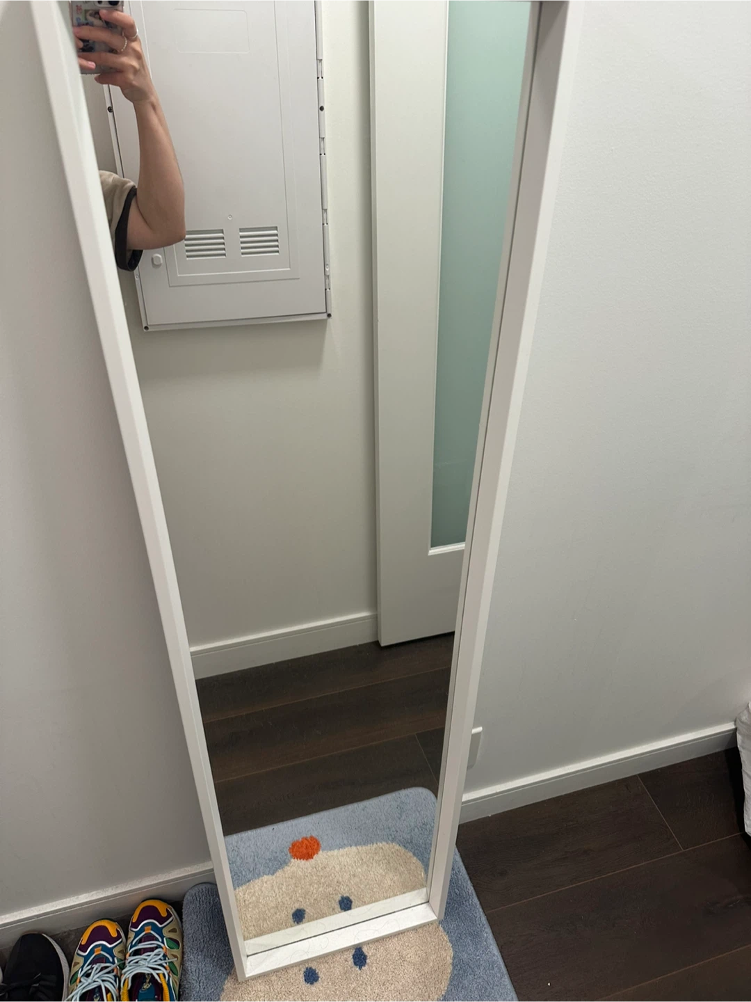 IKEA NISSEDAL Mirror, White - photo 2