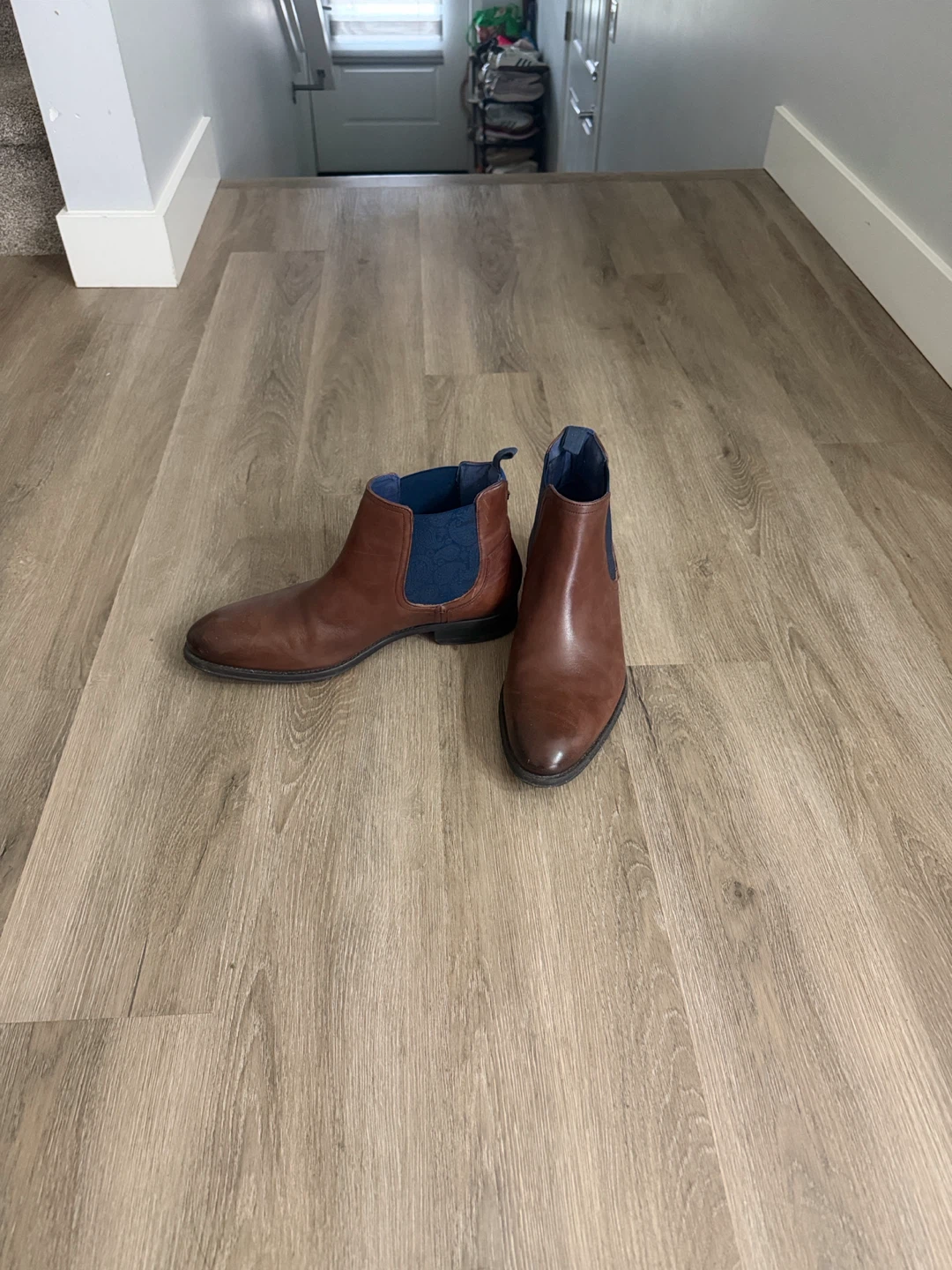 Ted Baker Brown Leather Chelsea Boots