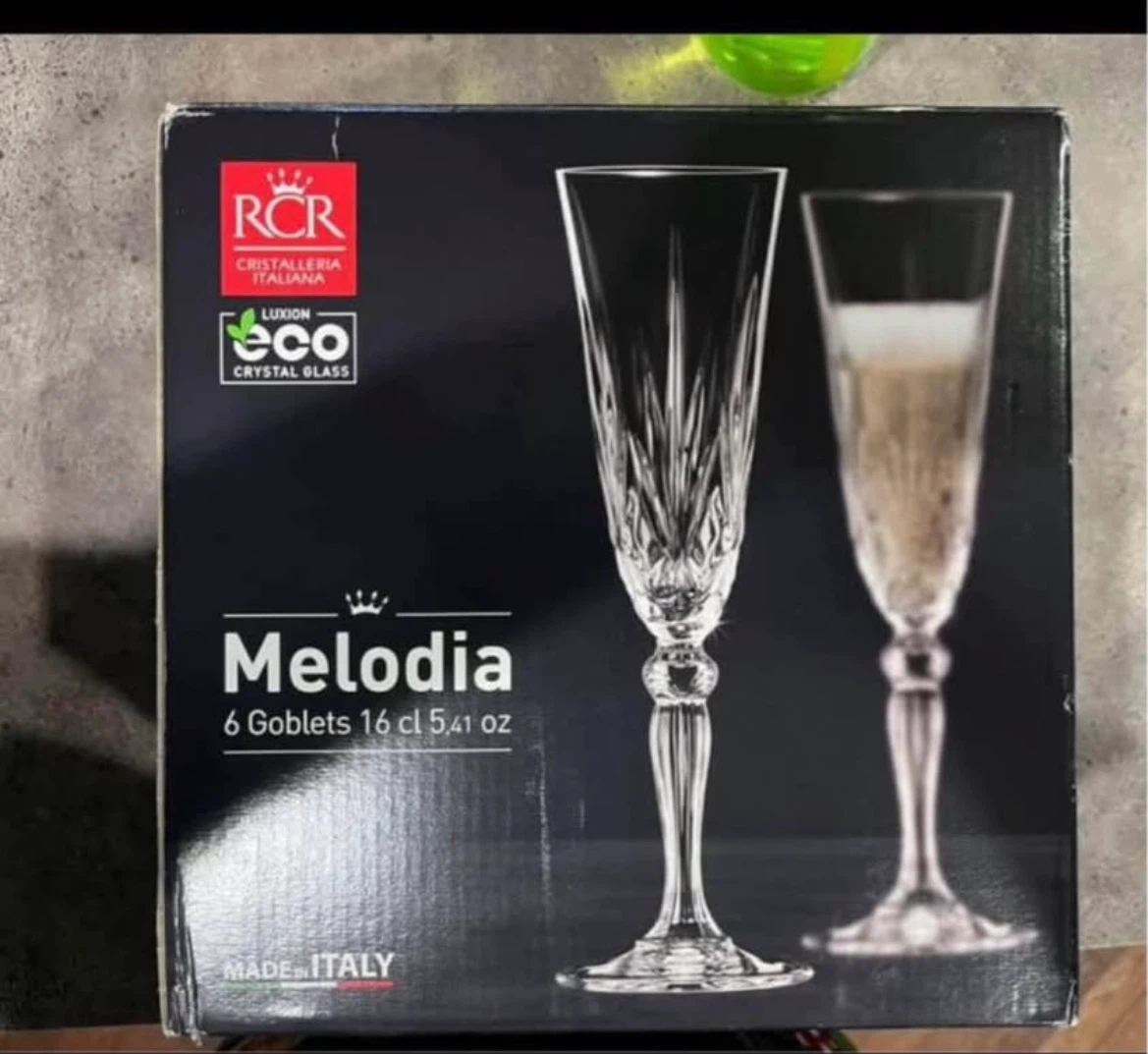RCR Melodia Crystal Glasses - Set of 6