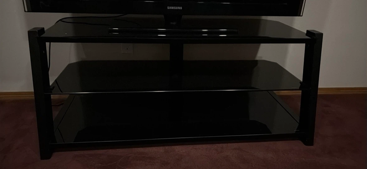 Samsung TV Stand with 2 Shelves - photo 2