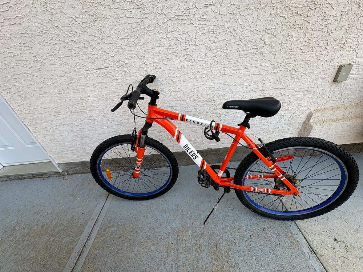 Orange Oilers Edmonton Kids Bike