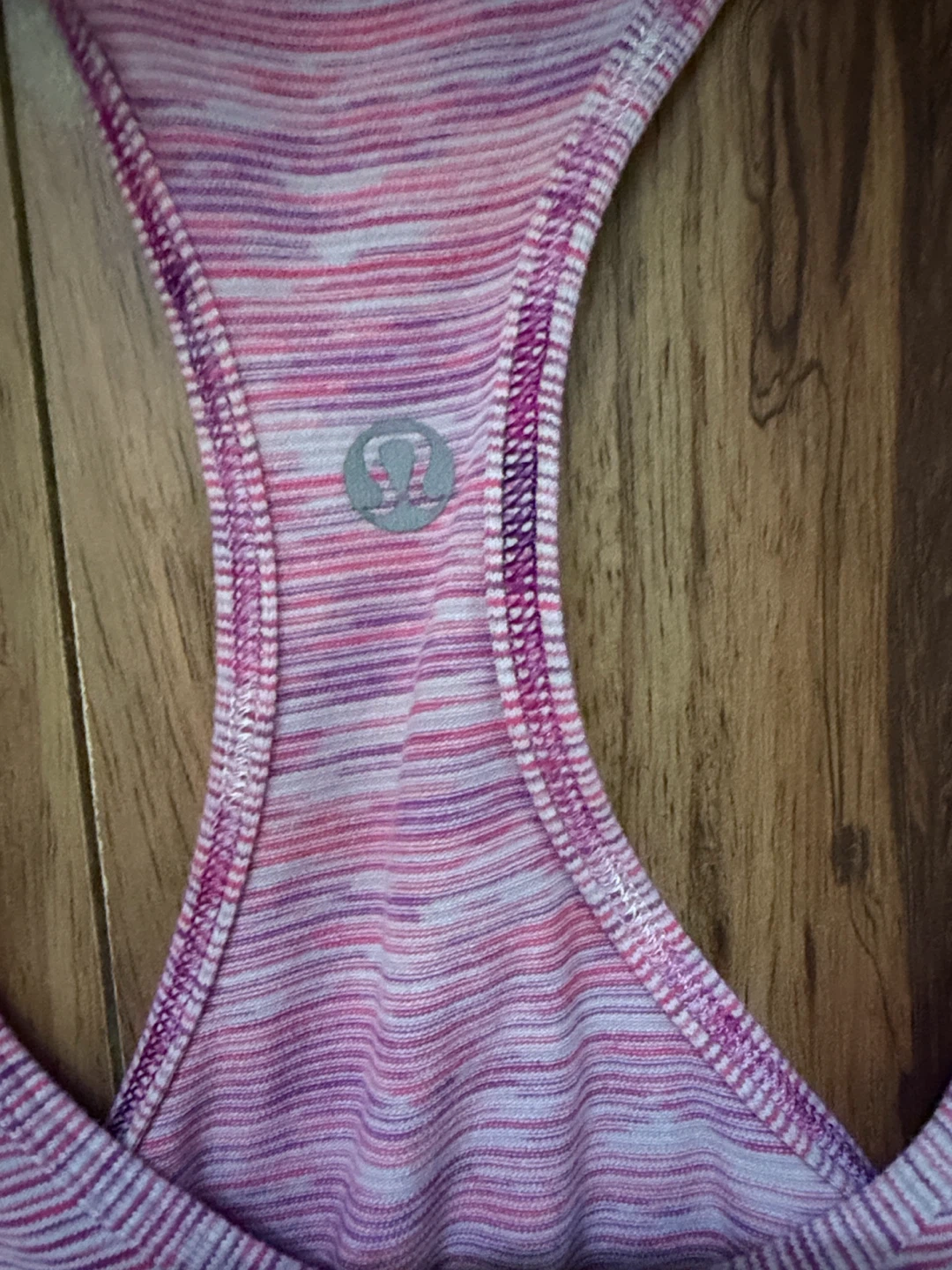 Lululemon Pink Marled Racerback Tank Top - photo 2