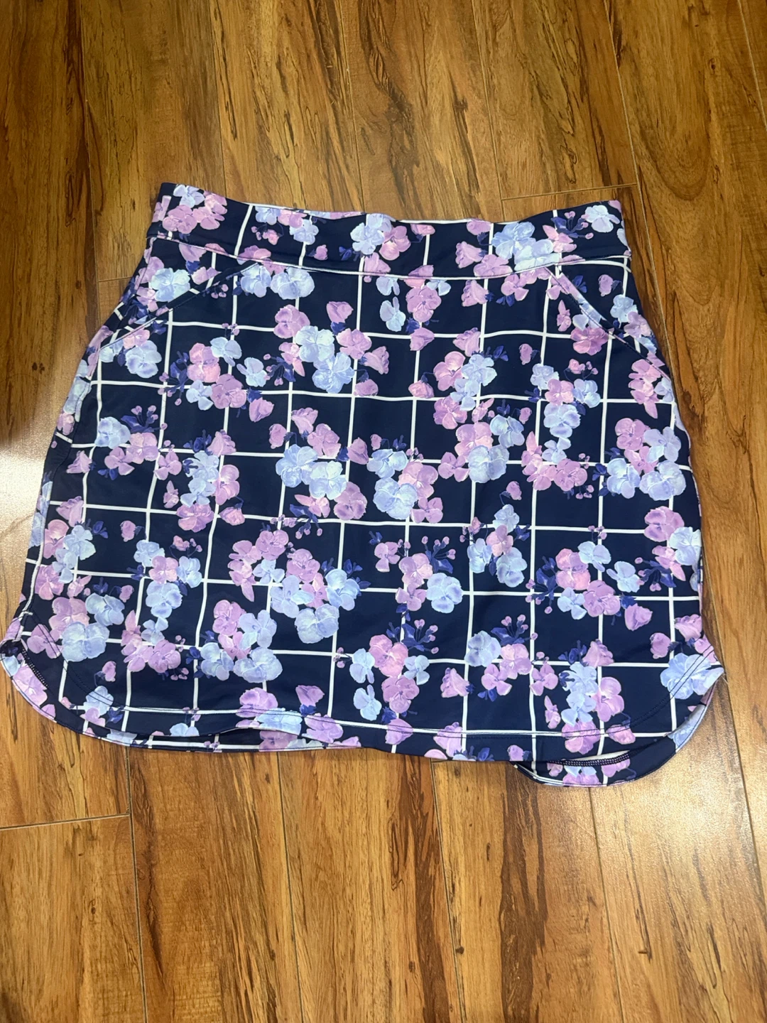 Peter Millar Women's Golf Skort - Floral Grid Print - photo 3