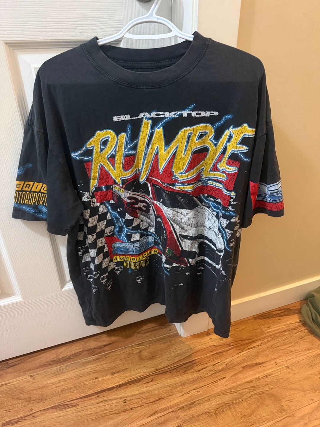 Alpha Collective Blacktop Rumble Graphic T-Shirt Size L - photo 4