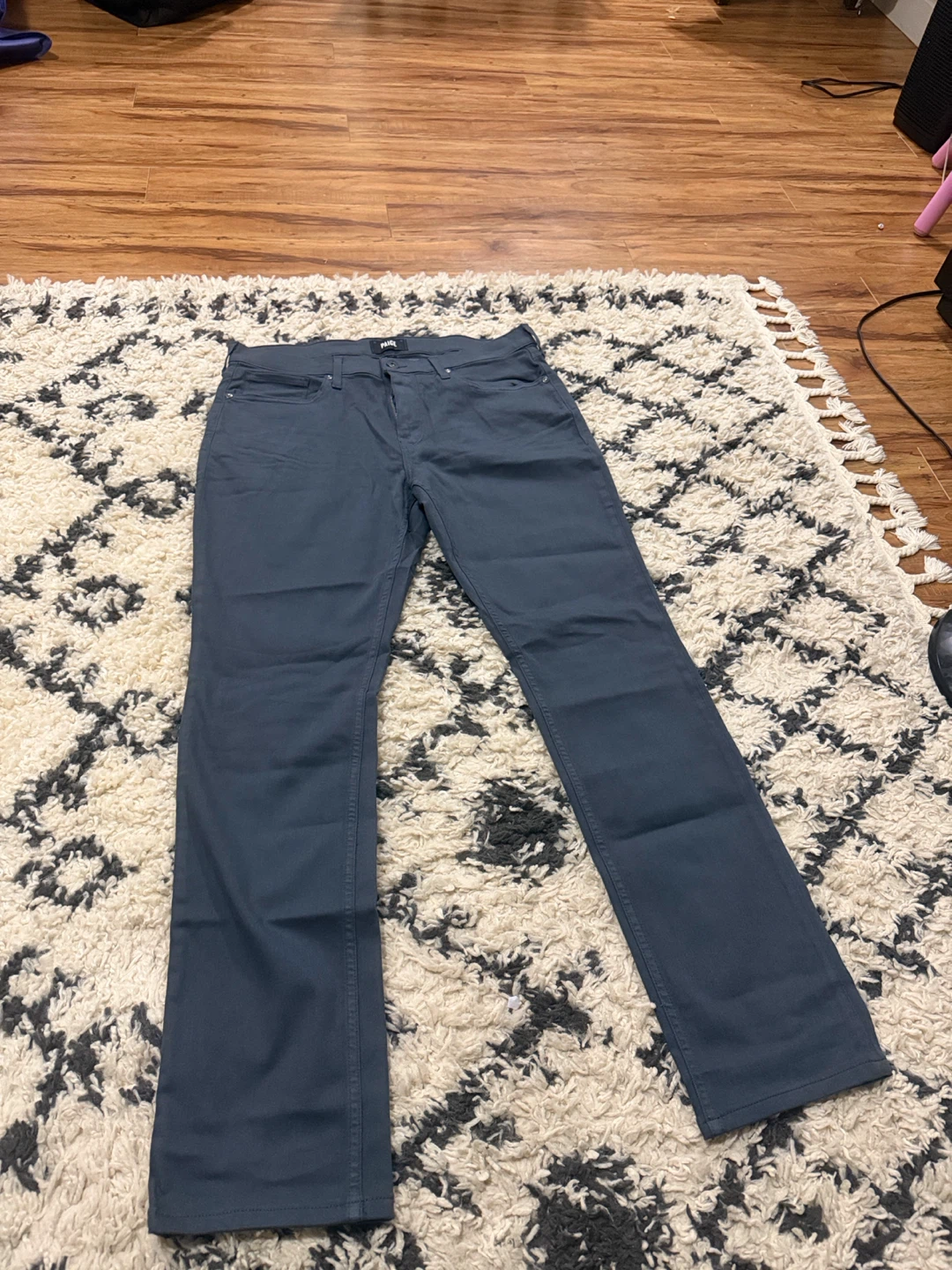 PAIGE Men's Grey Chinos Size 34