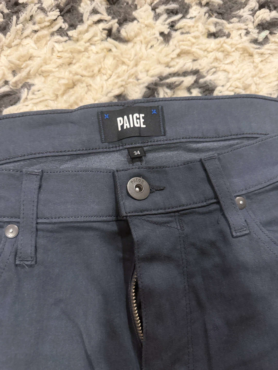 PAIGE Men's Grey Chinos Size 34 - photo 2