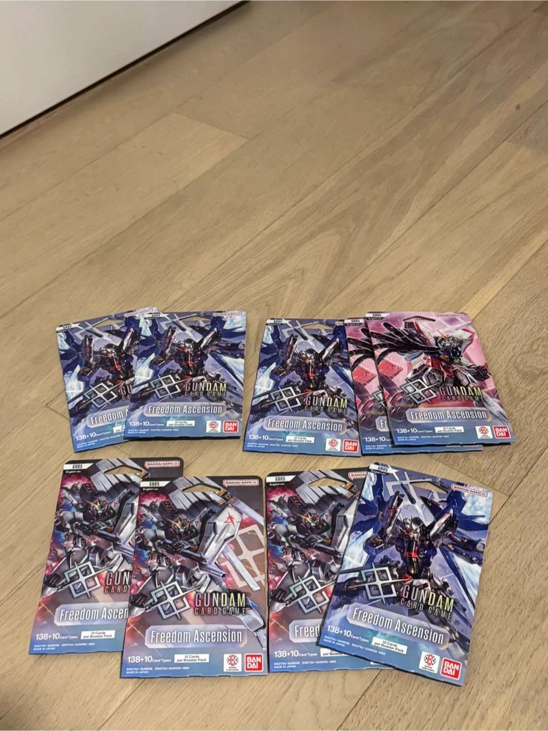 Gundam GD05 Freedom ascension sleeve booster pack
