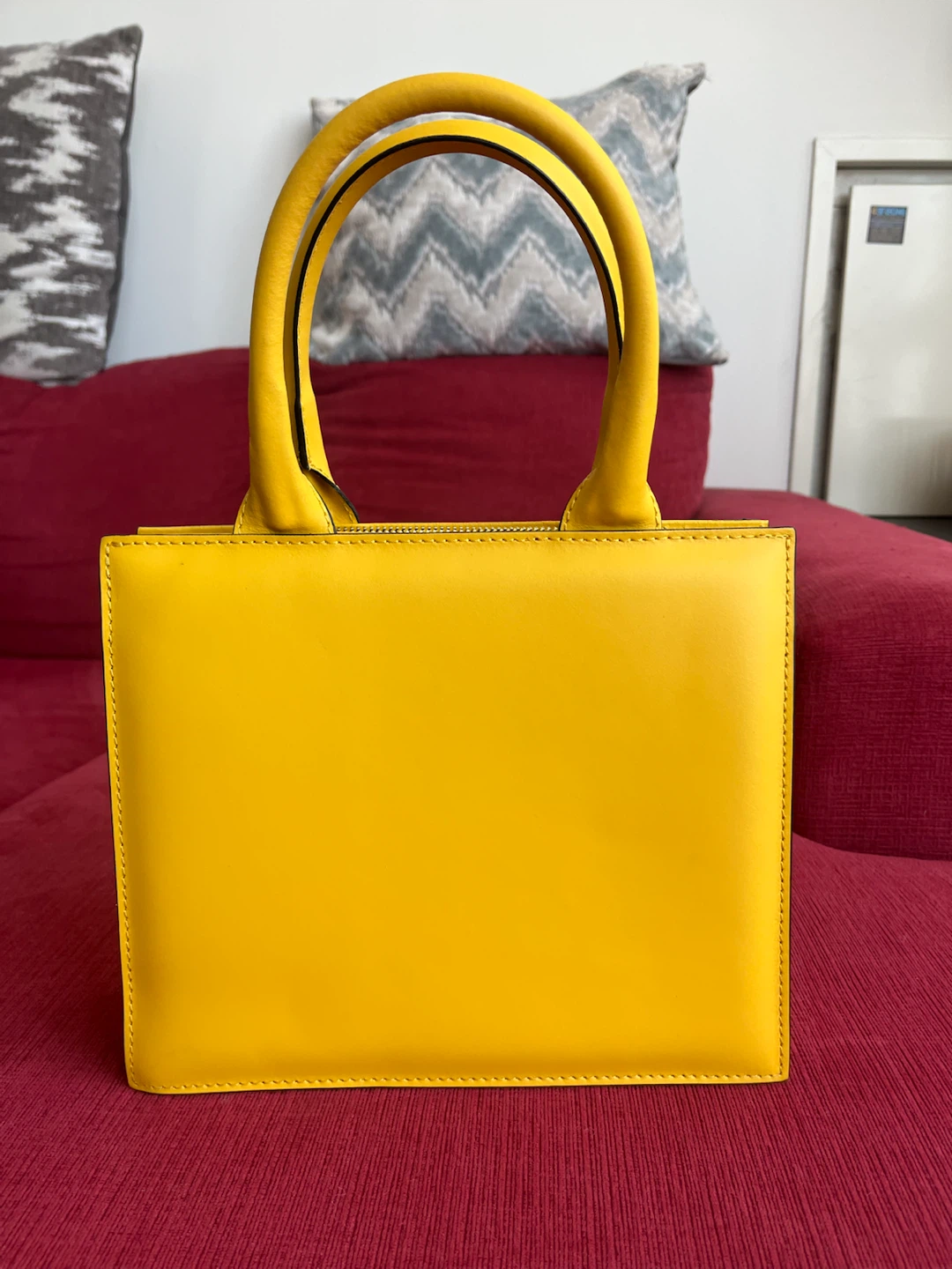 Antonella Ferrante Yellow Lemon Print Tote Bag - photo 4
