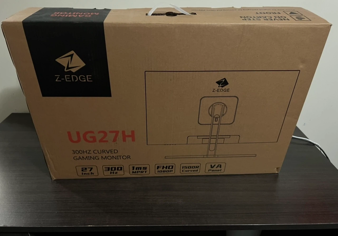27” Curved Z Edge White Gaming Monitor 10/10 for $200 Cash - photo 4